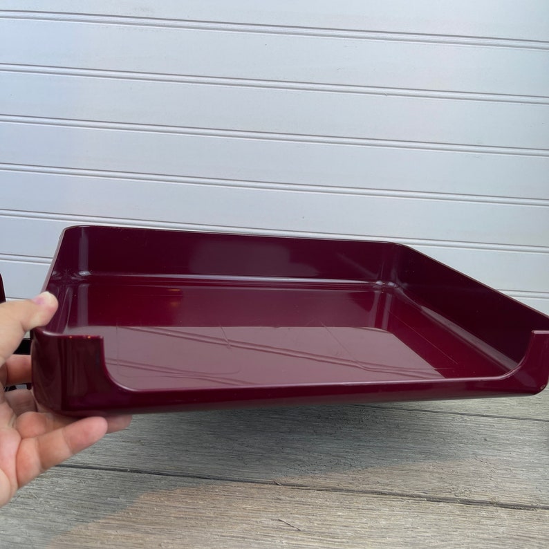 Vintage Tenex Desk Accessories 200 Class Letter Tray Memo Holder Mini