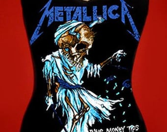 Camiseta regata METALLICA DIY Doris II, banda de metal, tamanhos PP, P, M, G, GG e XGG.