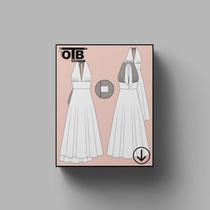 OTB V-neck Slip Midi Dress With Lace Details on Bust Vector Flat Technical  Drawing Blank Sketch Mock-up Template Design Tech Pack Cad - Etsy
