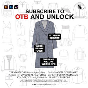 an advertisement for a women's clothing line