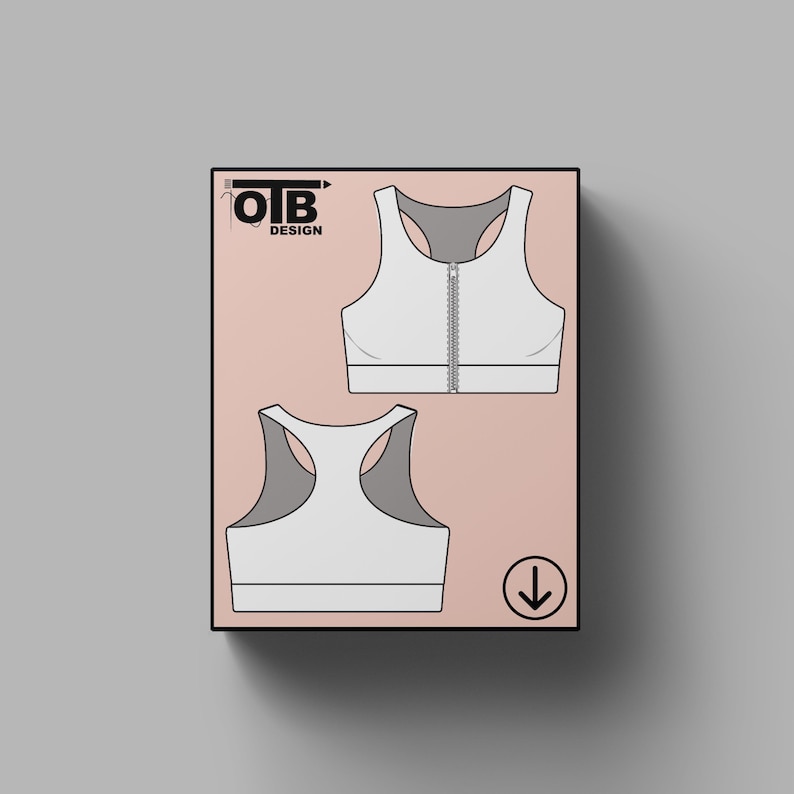 a box with a picture of a women's tank top