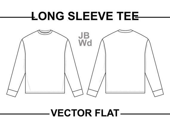 Long sleeve t shirt illustration cheap