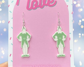 Elf acrylic earrings