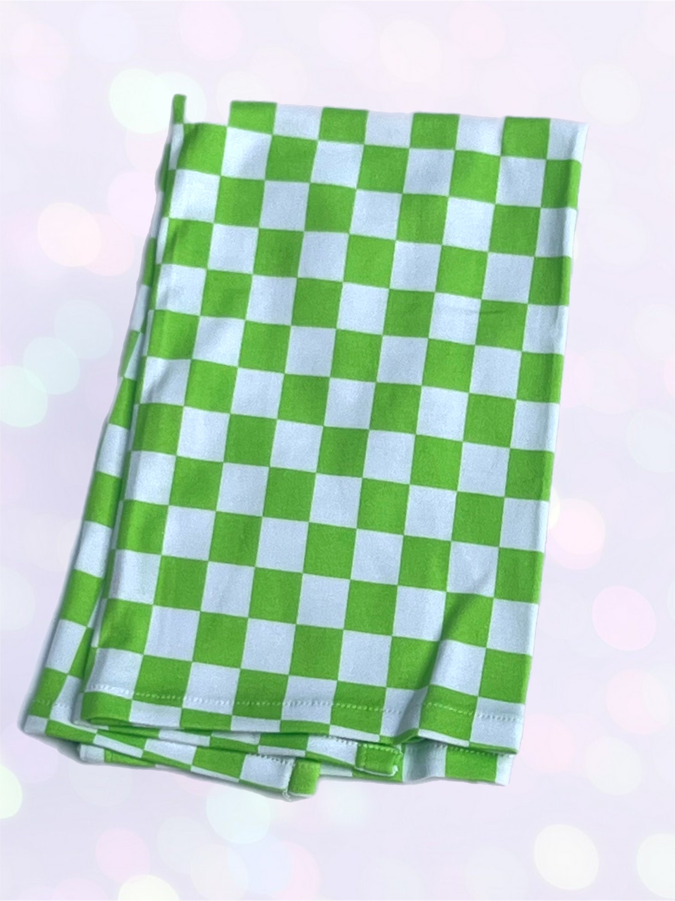 Checkered Pattern Hand Towel, Household Hand Towel, Soft Skin