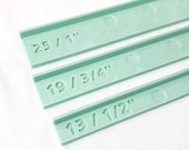 Straight Craft Spacer for Bookbinding & Paper Crafts in Pastel Green