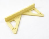 Corner Mitre Tool for Bookbinding & Paper Crafting in Pastel Yellow