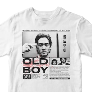 Oldboy 2003 T-shirt, Korean Movie Graphic T, Movie Shirt