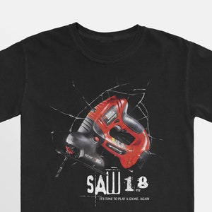 Saw T-Shirt, Horror Graphic T, Horror Movie T Shirt, Film Parody, Saw Movie Shirt, Unisex Movie Apparel
