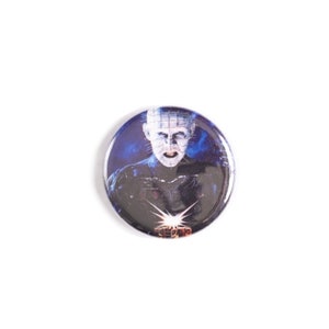 Hellraiser 1987 Pinback Button, Hellraiser Pinhead, Hellraiser pin, Hellraiser Magnet, 80s horror button, Horror Magnet
