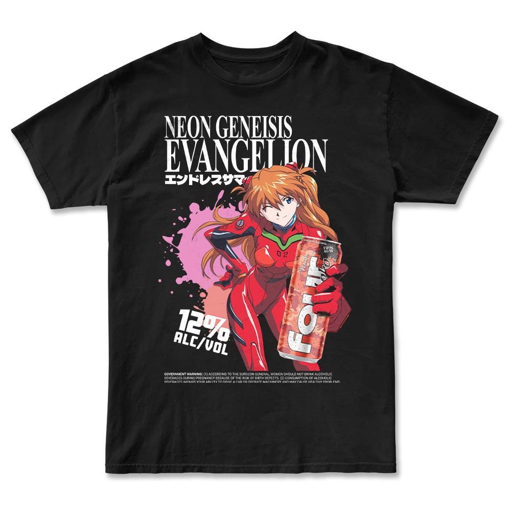 エヴァンゲリオン　アスカ　アニメT 式波・アスカ・ラングレー 両面フルグラフィックTシャツ [EVANGELION