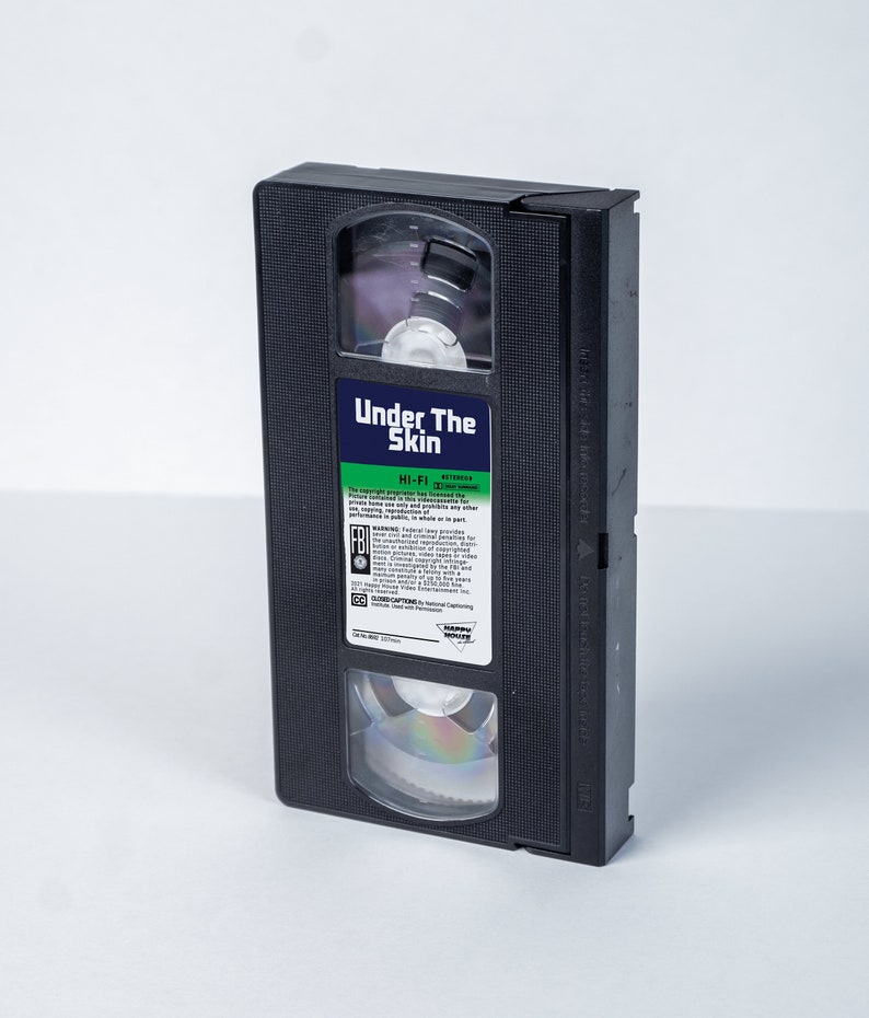 Under the Skin 2013 VHS Slipcover Etsy