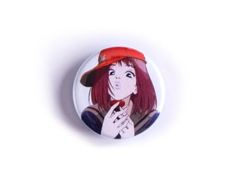 FLCL Pinback Button, Fooly Cooly Pin, Fooly Cooly Button, Anime Magnet, Anime Pinback Button, Anime Fridge Magnet, Anime Pin