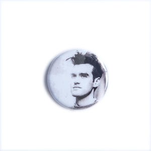 Morrissey Button, The Smiths Pin, Morrissey Magnet, The Smiths Button, Gothic Musik Pin, 80er Jahre Musik Magnet
