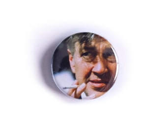 David Lynch Pinback Button, David Lynch Button, David Lynch Pin, David Lynch