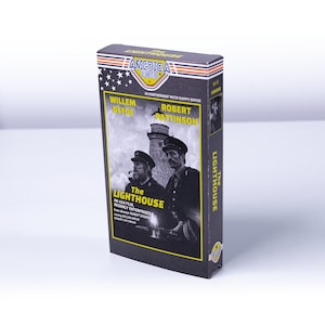 Leuchtturm 2019 VHS Slipcover, A24 VHS, Custom VHS Tape, Modern Film on Vhs