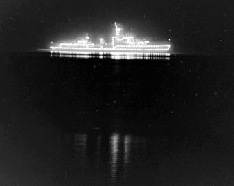 Ghost Ship Art Photo Print from the 1950's