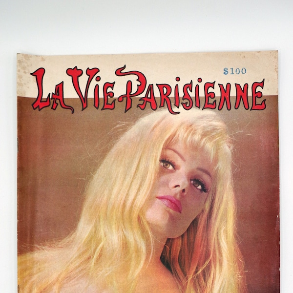 1969 La Vie Parisienne Magazine No. 221 Mai 1969 Vintage Pin Up Magazine