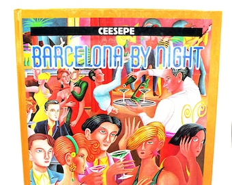 Barcelona By Night 1982 Vintage Adult Art Book by Ceesepe Les Humanoides Associes RARE