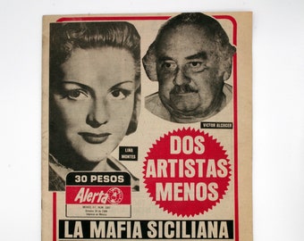 Rare! 1984 'Alerta' Vintage Crime Tabloid Newspaper Nota Roja