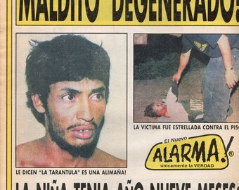 Rare Vintage Alarma! Magazine 2000 Nota Roja True Crime Magazine