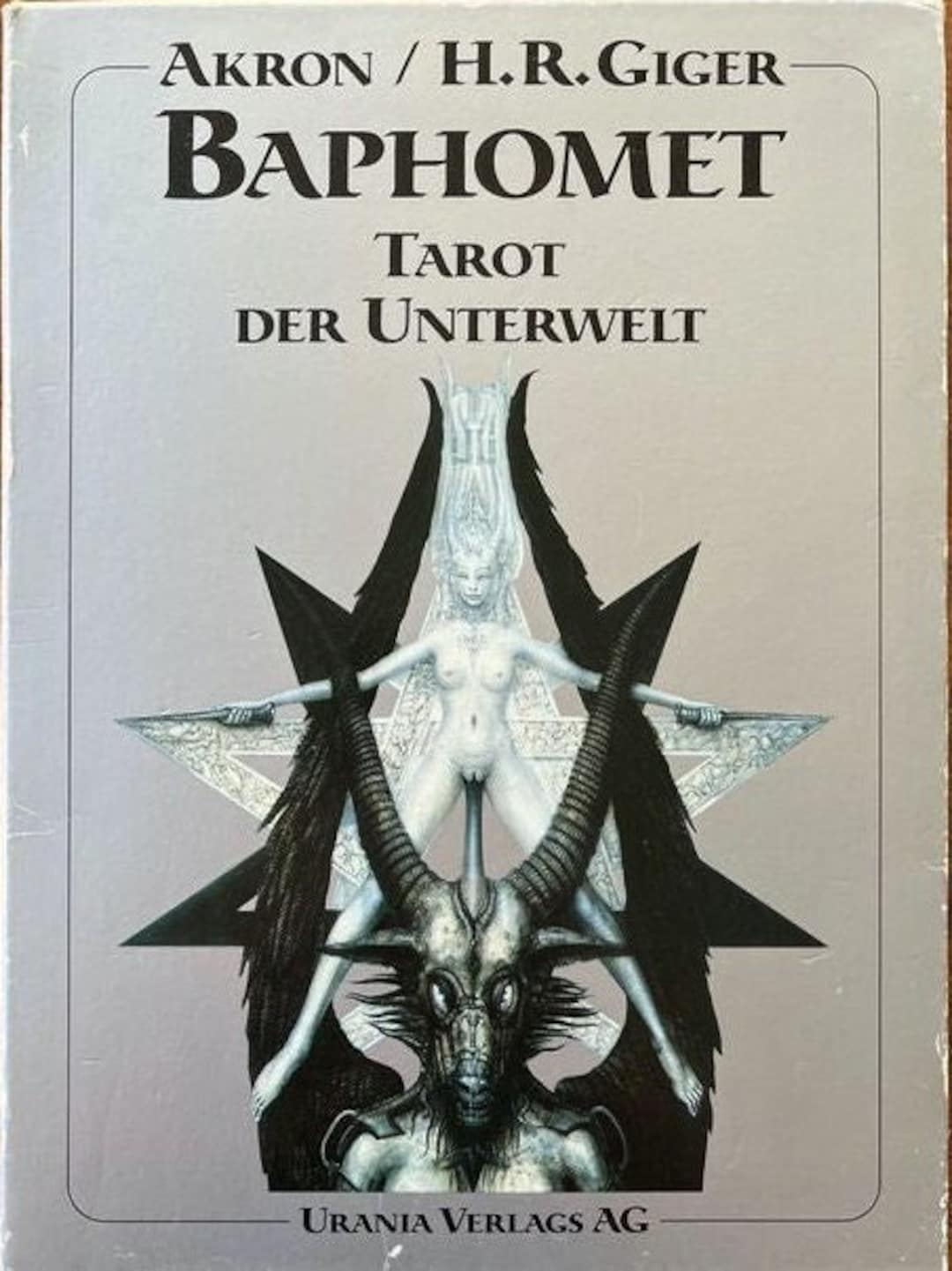 1994 HR Giger Baphomet Tarot Card Deck 22 Cards in PDF Digital Etsy