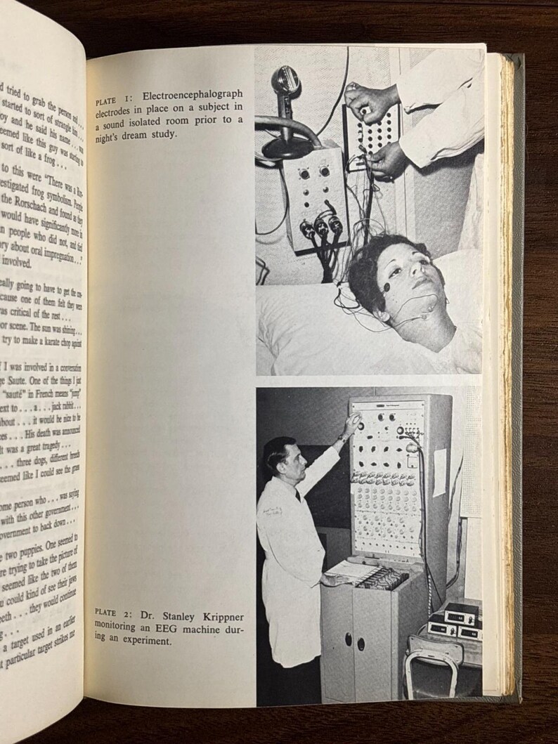 1973 Dream Telepathy Book ESP Parapsychology Ullman Krippner Hardcover ...