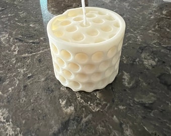 100% Natural soy molded pilar candles