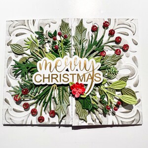 Carte de Noël faite main, Carte de vœux, Cartes découpées, Carte de voeux, Carte personnalisée, Carte en relief, Carte 3D, Carte de Noël unique, Carte de saison