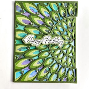 Carte de voeux toutes occasions, Carte florale, Carte personnalisée faite main, Carte en relief, Carte 3D, Carte d'anniversaire, Carte décorative, Carte unique