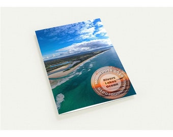 Betka Beach Panorama Pack of 10 Folded Cards (premium envelopes)