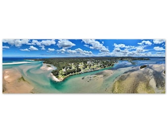 Captain Stevensons Point Mallacoota Lake 27 Dic 2023 Aluminio 90x30cm
