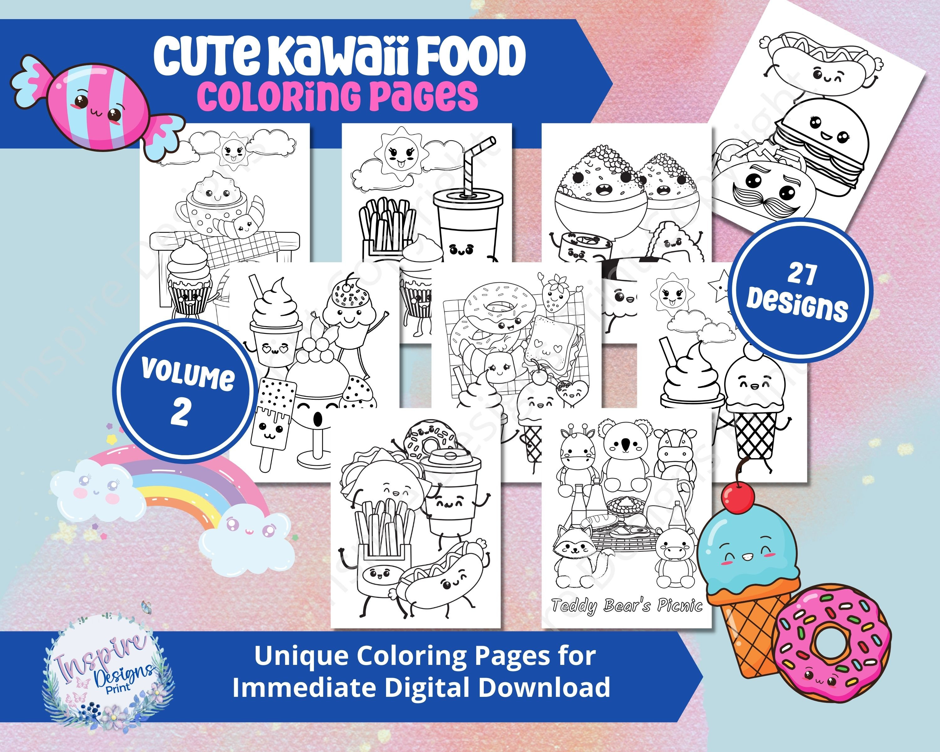 Progel Food Coloring Pages