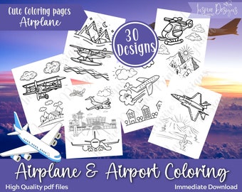 20 Jet Coloring Pages (Free PDF Printables)