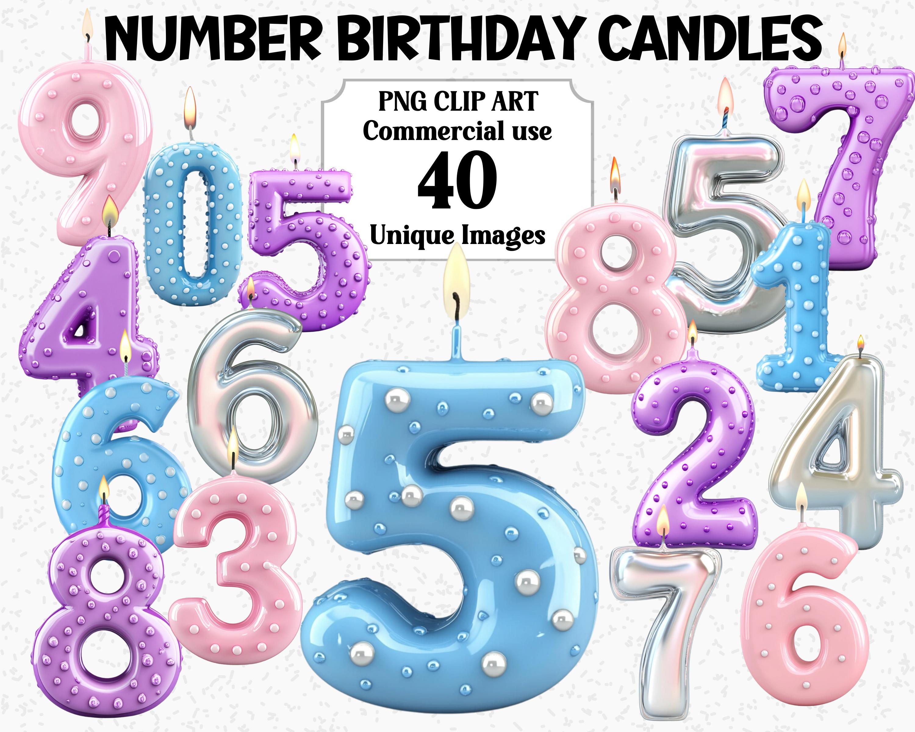 Unique Party 37041 Blauw Nummer 1 Polka Dots Cake Topper 1 St, Leeftijd 1