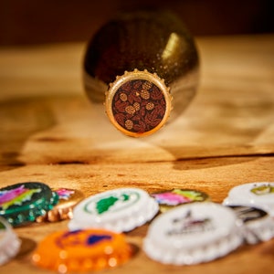 Bottle caps with your personal print