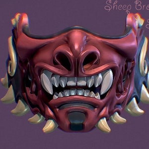 Samurai Mask 3d printer files