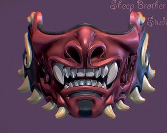 Samurai Mask 3d printer files