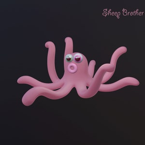 Mini baby octopus 3d printer files