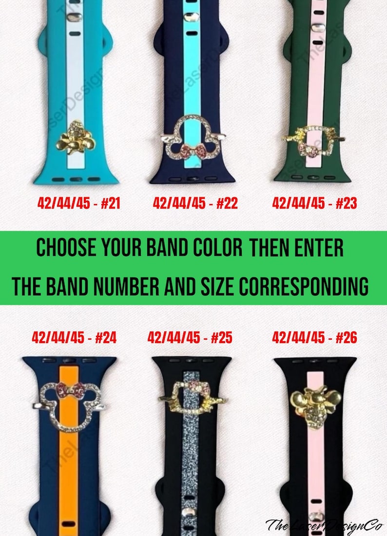 Charm Watch Band: Silicone Band Series 1-11 & SE zdjęcie 5