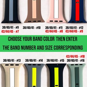 Charm Watch Band: Silicone Band Series 1-11 & SE zdjęcie 2