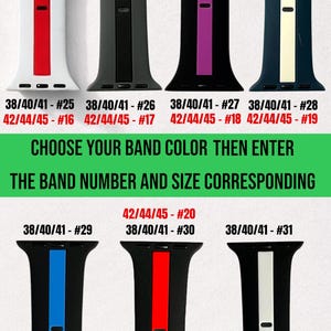Charm Watch Band: Silicone Band Series 1-11 & SE zdjęcie 4