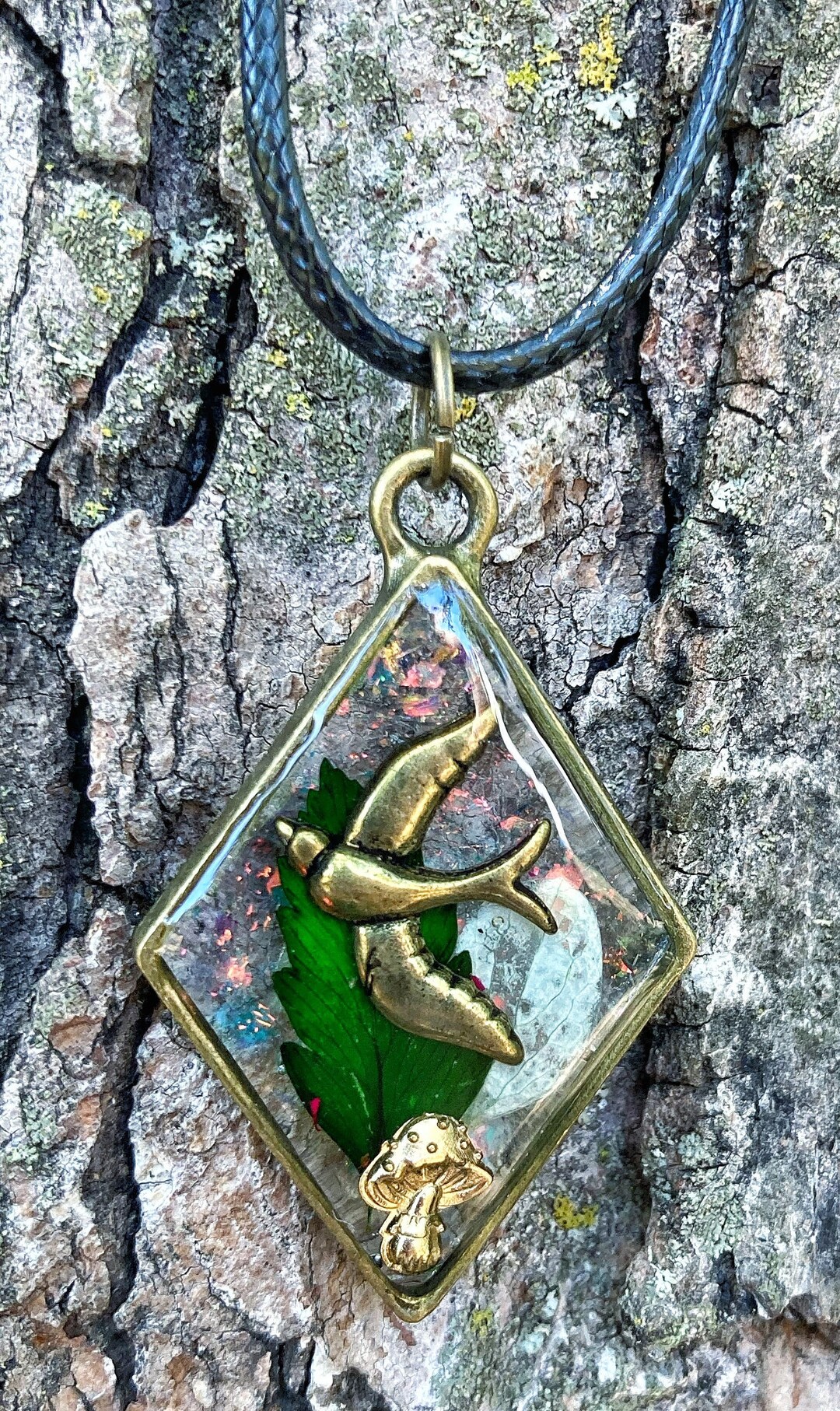 Handmade Natural Gemstone Bezel Pendent 25