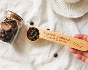 Cuillère à café personnalisée, cuillère à café personnalisée, cuillère à café faite à la main, cuillère à café en bois, cuillère à café personnalisée, cadeau de café, cadeau d’amateur de café