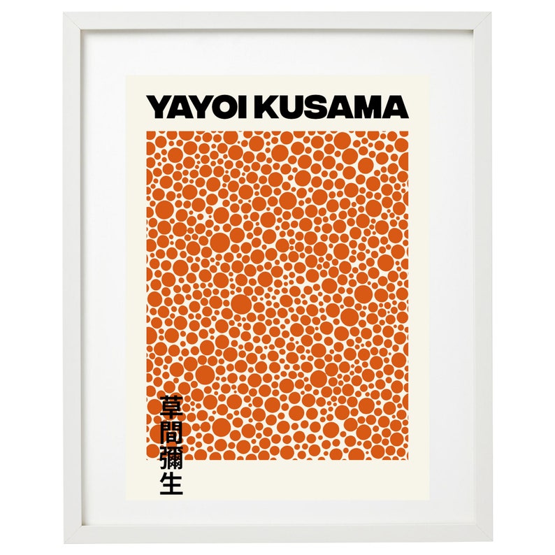 Yayoi Kusama Print, Yayoi Kusama Poster, Yayoi Kusama, Digital Download