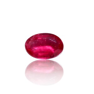 Natural bangkok ruby good quality excellent cut 6X4mm oval