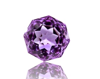 Amatista de excelente calidad, 10 mm, forma octogonal, corte facetado, piedra preciosa suelta