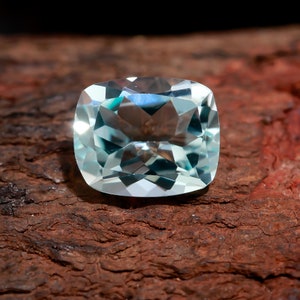 Natural Sky Blue Topaz 10X12 mm Cushion Faceted cut loose gemstone ,Blue Topaz Loose Gemstone