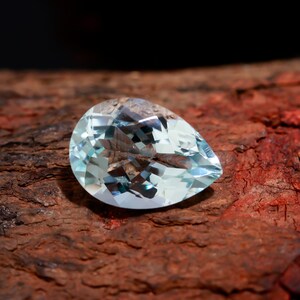 Natural Sky Blue Topaz 10X14 mm pear Faceted loose gemstone ,Blue Topaz Loose Gemstone,