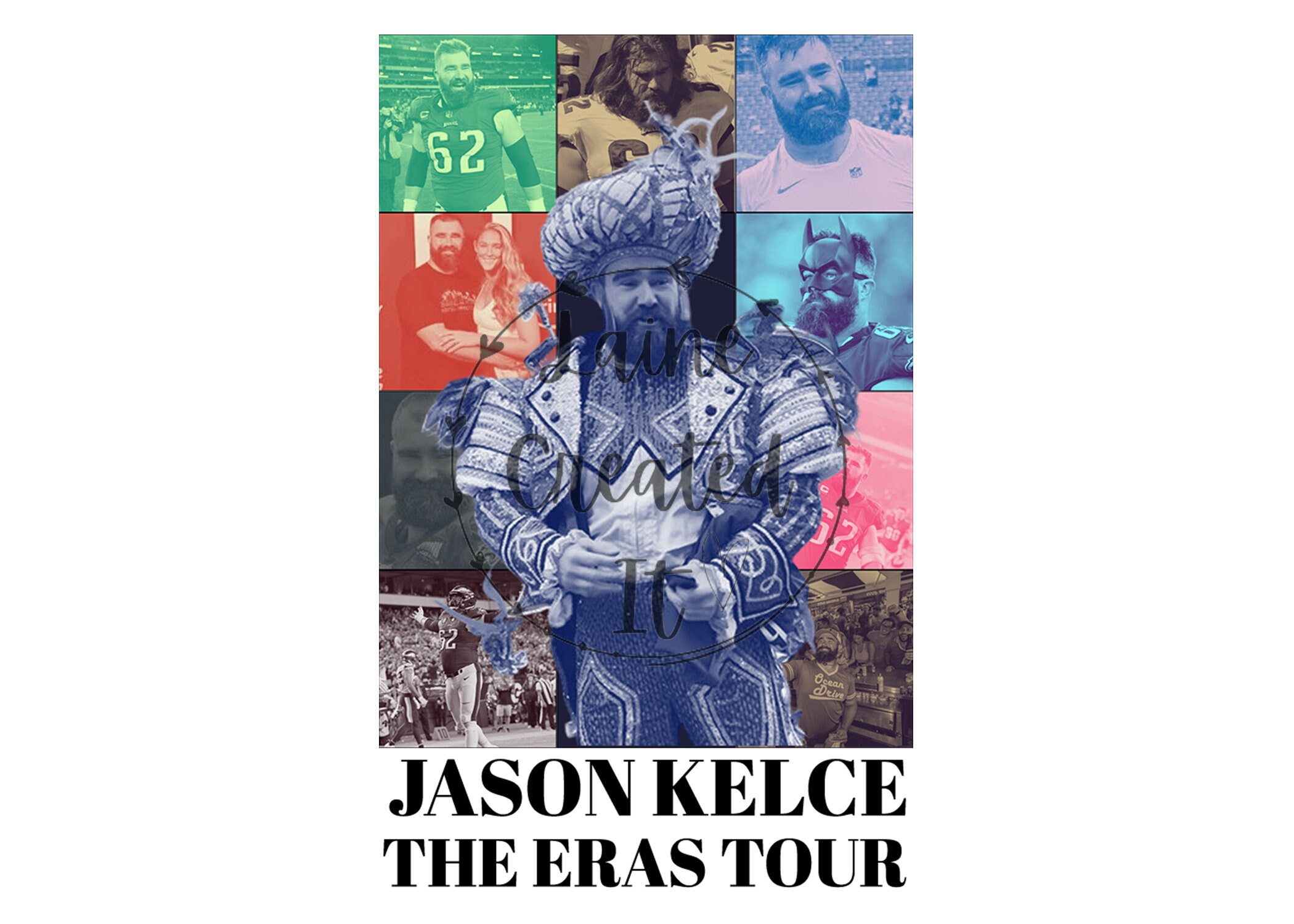 Jason Kelce Eras Tour PNG Etsy