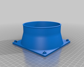 Adaptador de ventilación Antminer Ventilador de 140 mm a conducto de 120 mm/Accesorios para máquinas de criptominería impresas en 3D (CM-01)